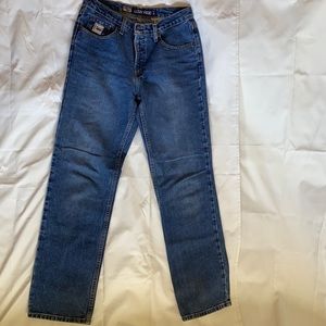 Cruel low rise blue straight jeans